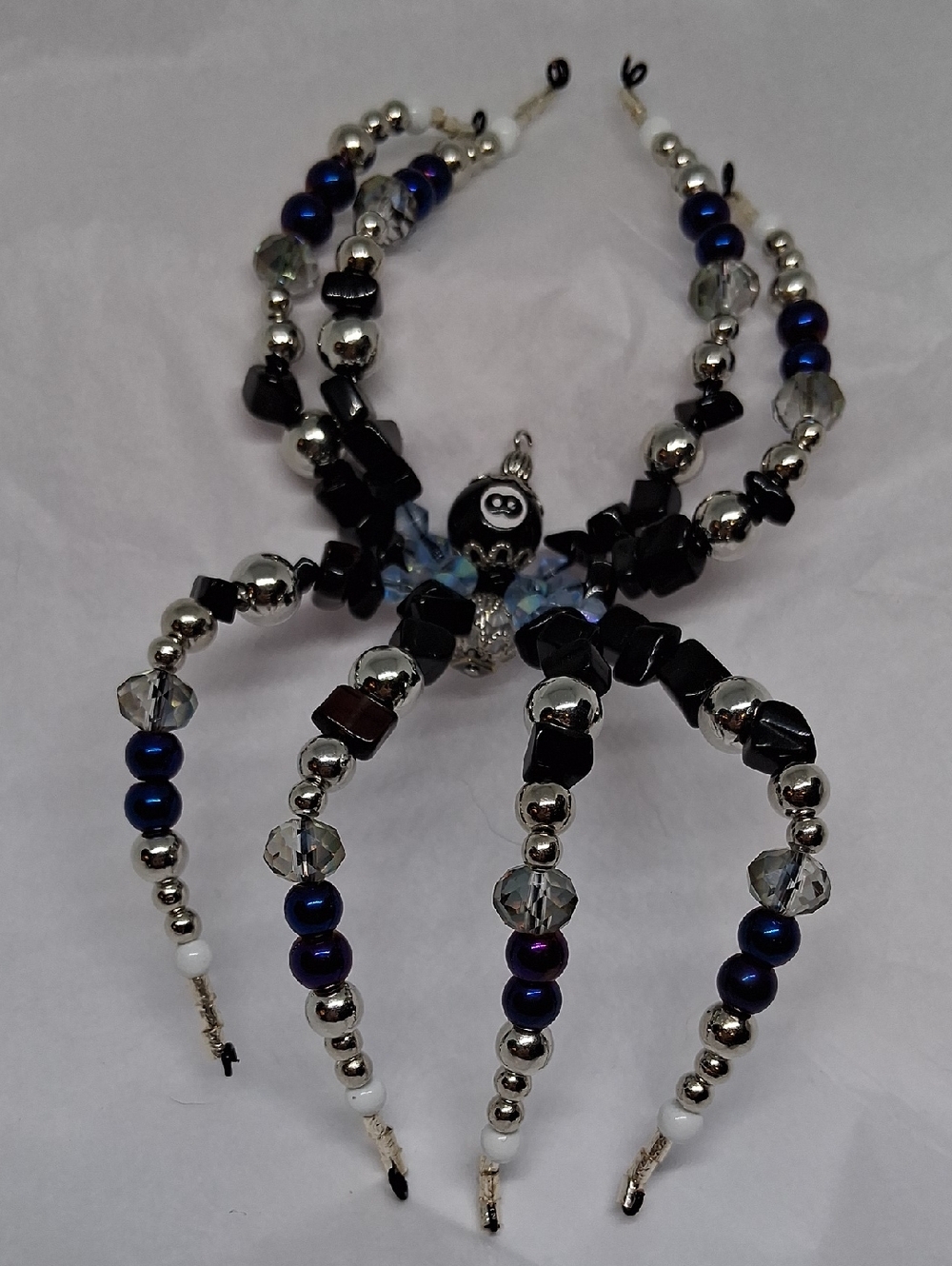 BEADED SPIDER 8 BALL SUNCATCHER